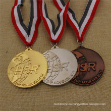 Fabrik Custom Award Sport Running Souvenir Medaille mit Custom Ribbon